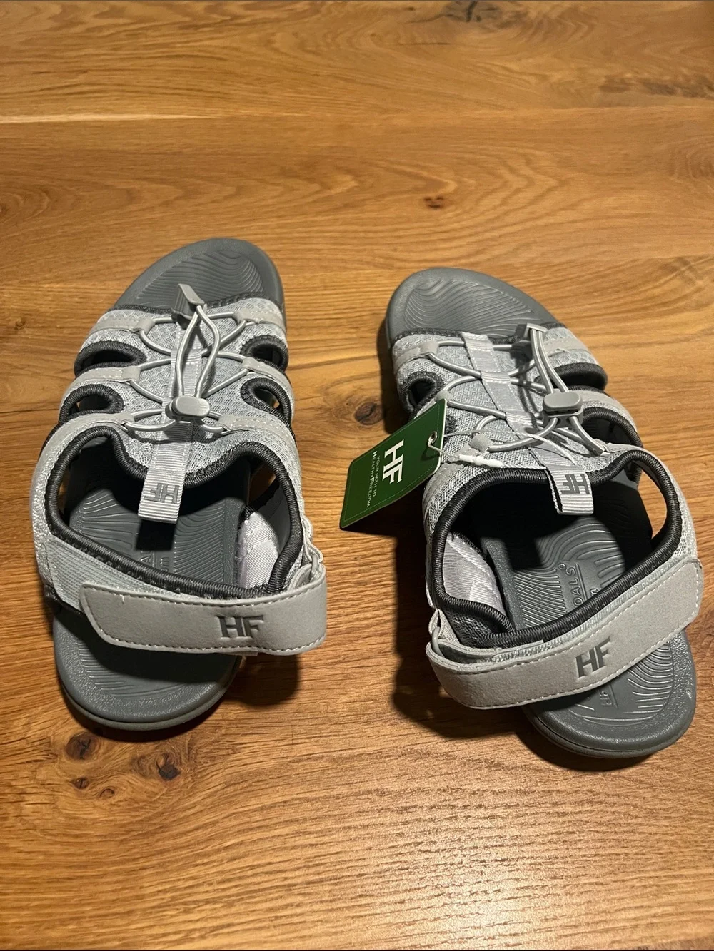 Hike Footwear HF Baresandals Grey Barefoot Sandals 9/9.5 NWT